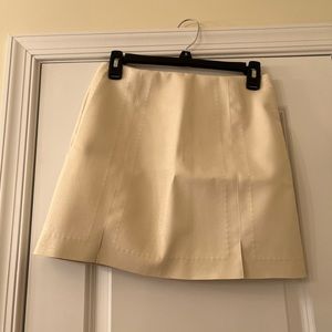 Alya- Francesca’s off white faux leather pencil skirt. Size S